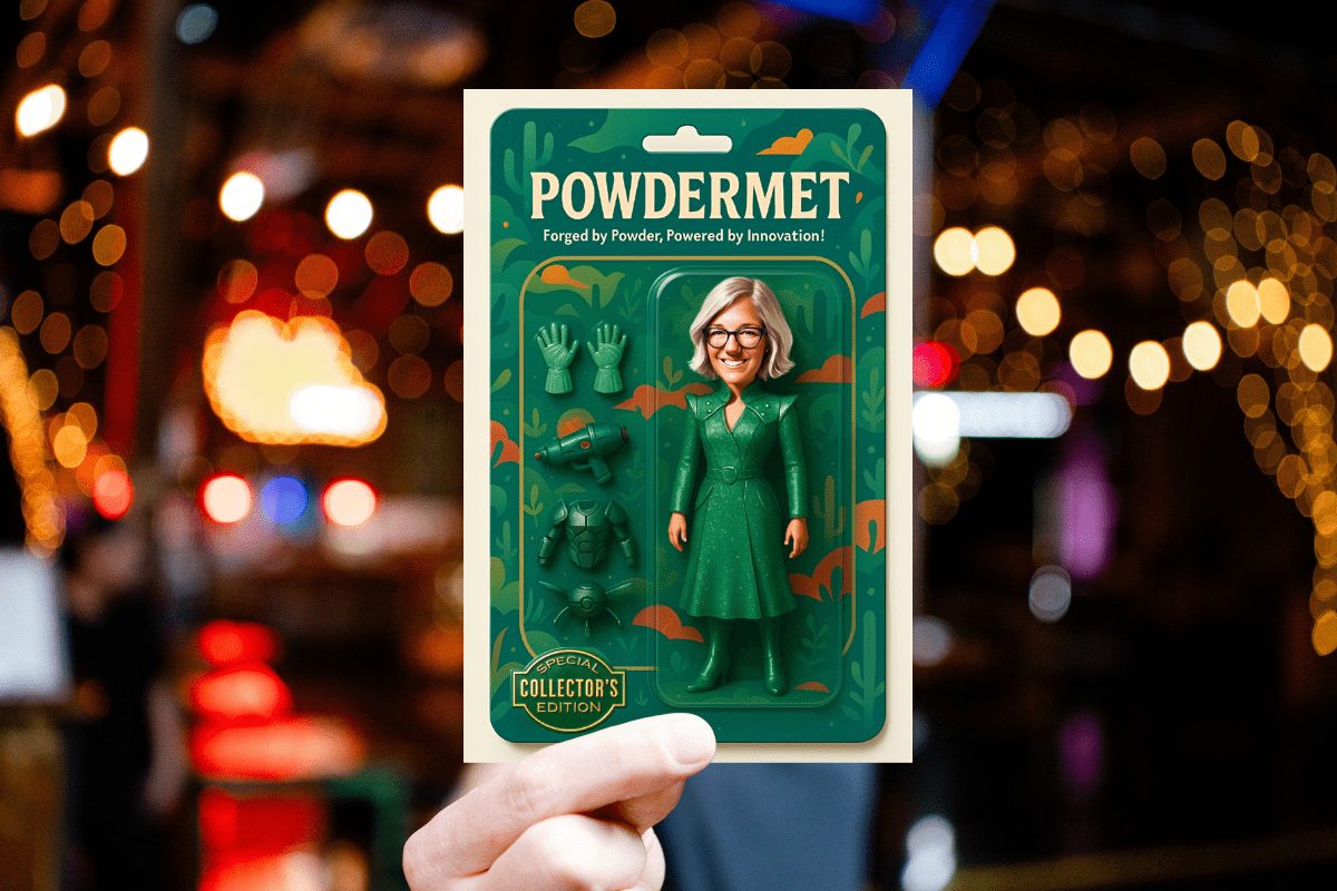 Phoenix Arizona ChatGPT Action Figure AI Photo Booth Portrait – Powdermet Custom Magic AI Photo Booth Rental for Corporate Events