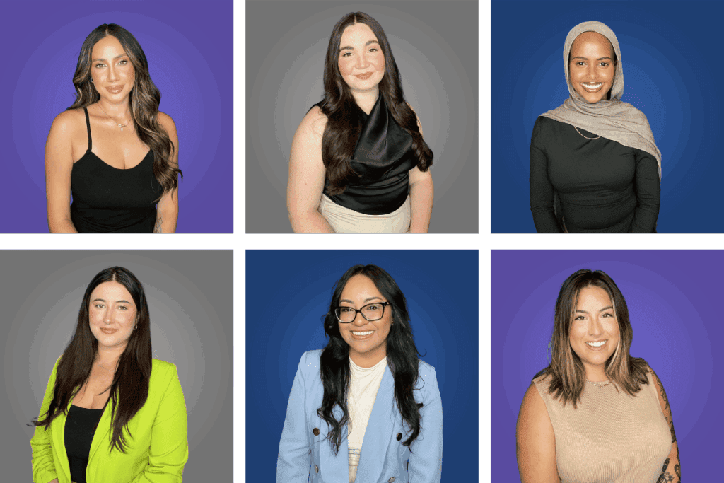 Professional instant headshots captured at the Empow[her] Conference in Tempe, Arizona using MISGIF’s Headshot Station Photo Booth. Features diverse conference attendees with color-customized studio backdrops, styled lighting, and instant delivery. A top example of MISGIF’s Phoenix Arizona conference headshot experience designed for LinkedIn use, sponsor branding, and fast-moving event lines.